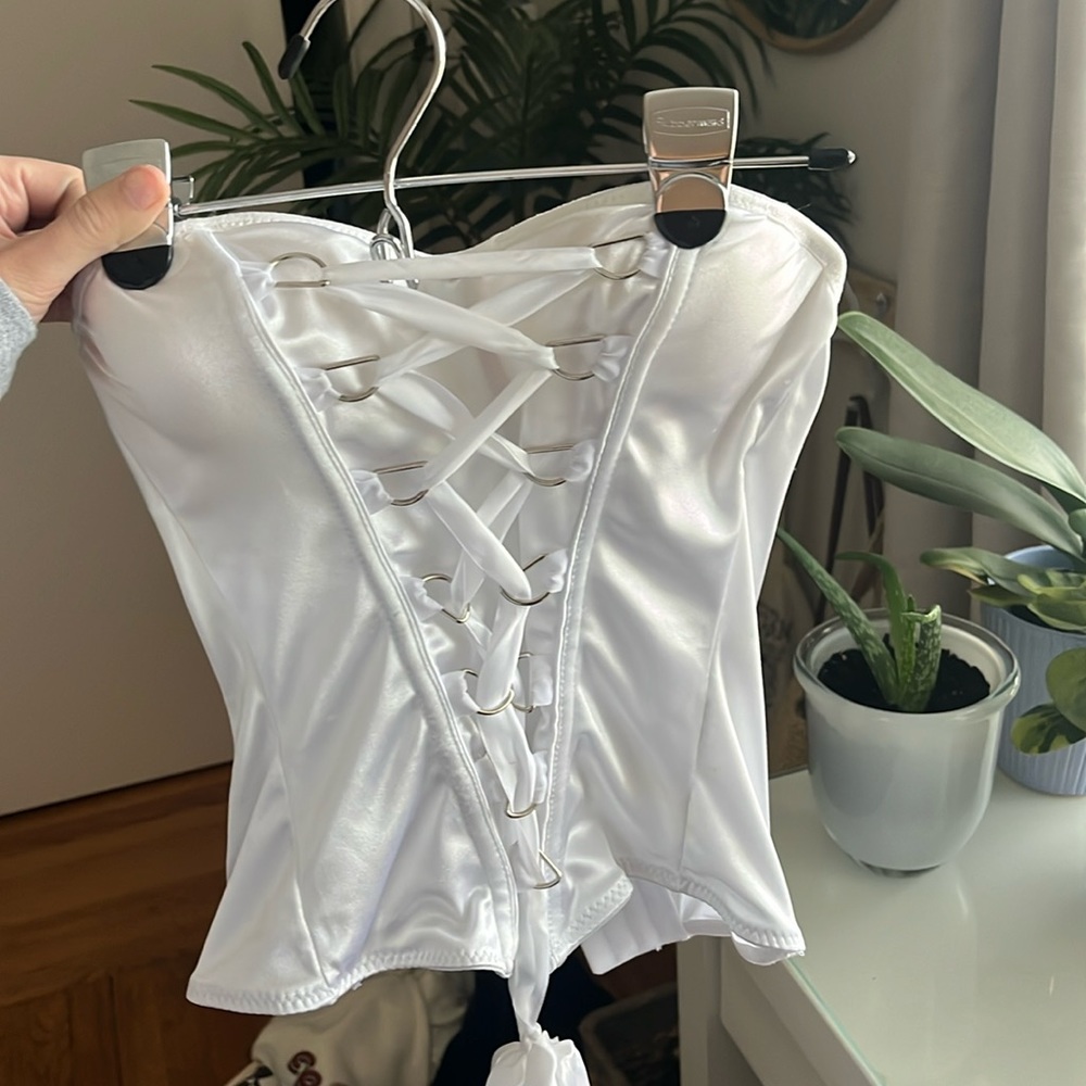 White Corset Top